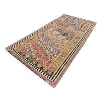 Kilim iran gashgaï rug - handmade in wool - 2.95 x 1.60 meters