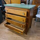 Vintage dresser 1960 foot compass