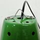 Industrial Italian Green Factory Hanging Lamp, 1970s