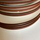 Set of 6 flat plates and 6 hollows in enamelled earth KMK 1965