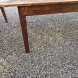 Old farm table in fir and oak