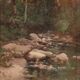 Signed Marko painting Impressionist landscape from the 19th century