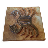 Panneau en grès crabe cancer armogrès Belgium