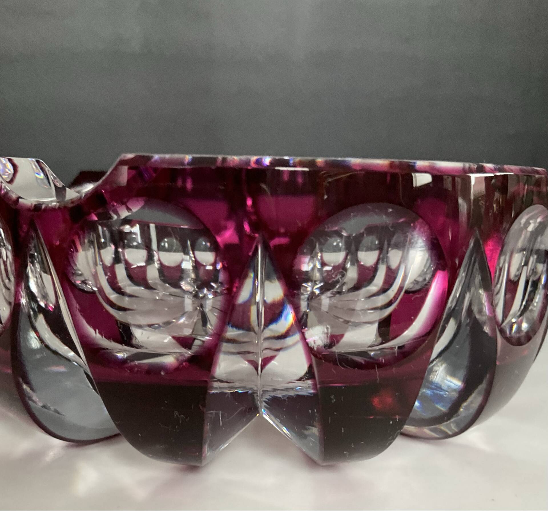 Crystal vide poche from Saint Louis from the 1970s.