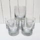 Whiskey glasses blown glass vintage Biot glassware