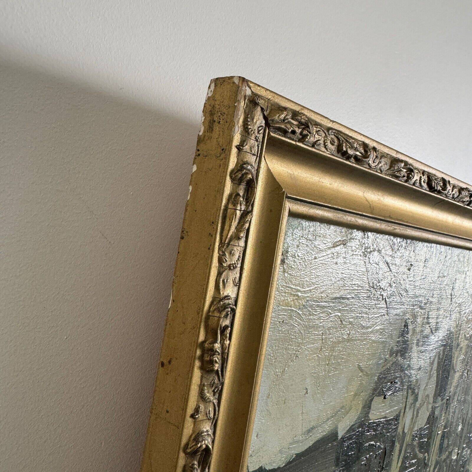 Oil on canvas, early 20th century, figures by Marija Alekseevna Fedorova