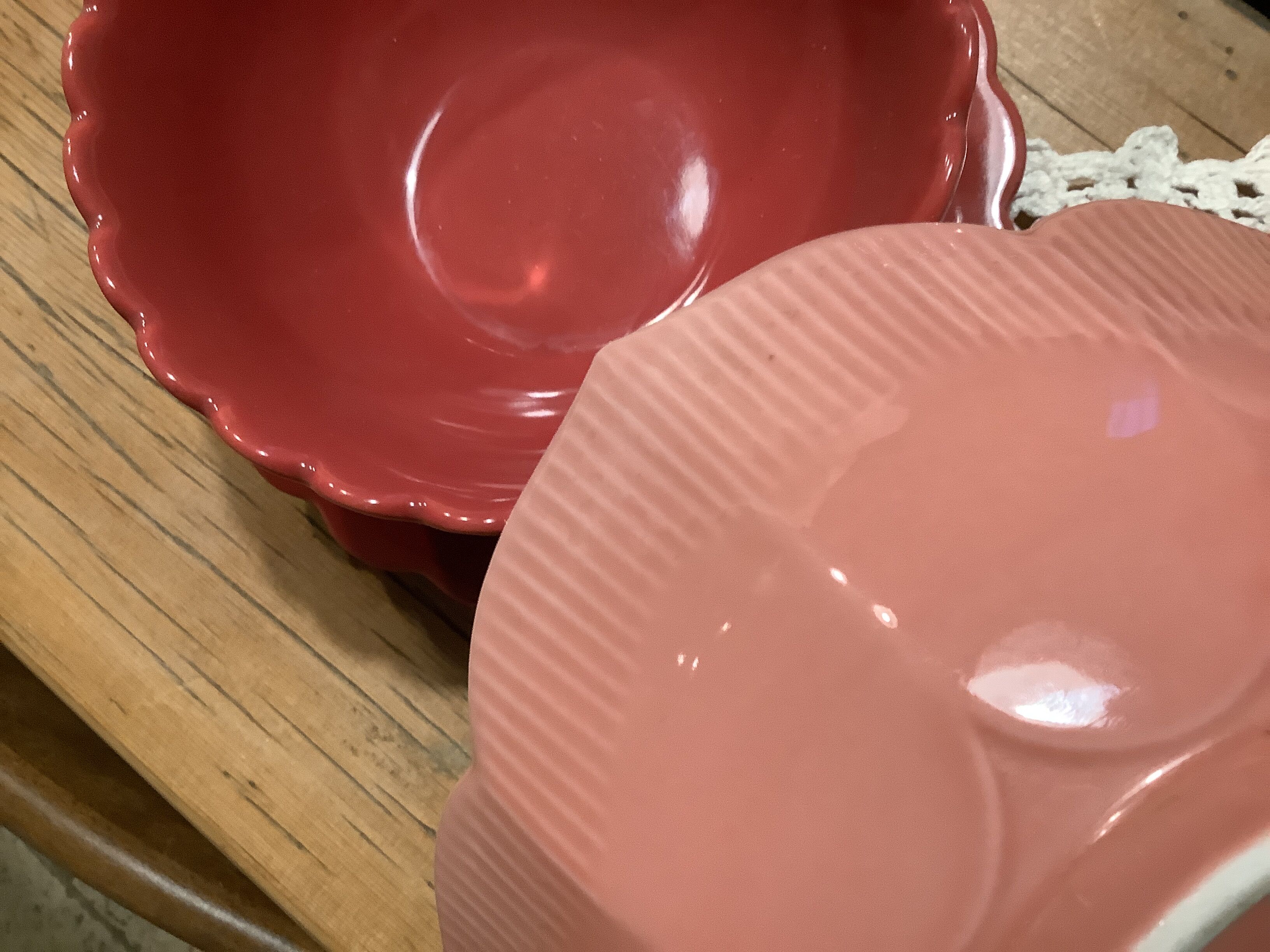 Vintage salad bowls