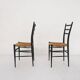 Set of 2 Chiavari Spinetto chairs, Italy 1960's