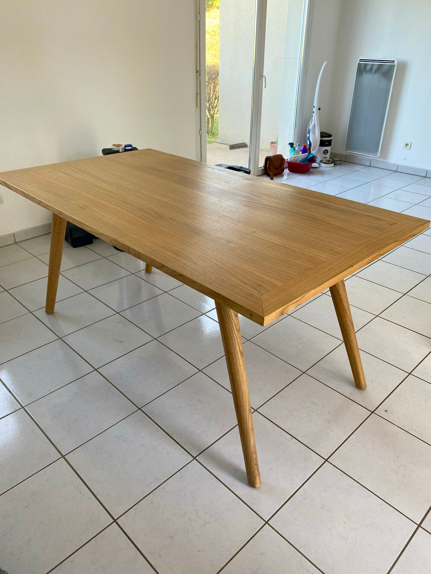 Scandinavian wooden table
