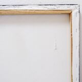 Abstract painting in muted tones on canvas - signed C.Massaut