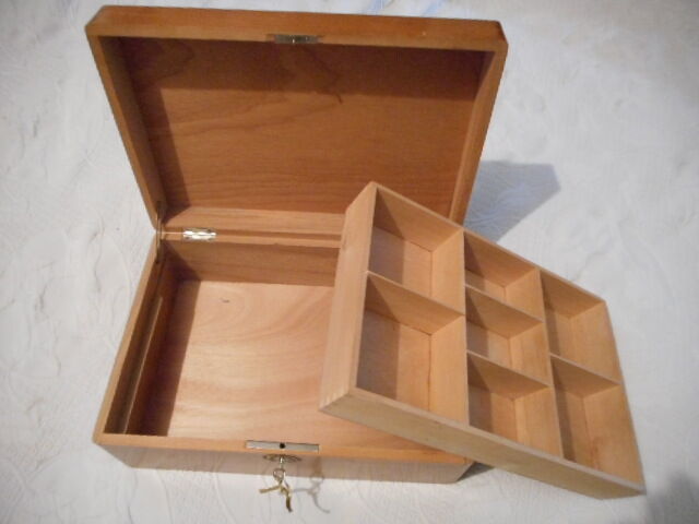 Light wood box, 1960s