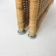 Set of two wicker bed side tables, France 1960's