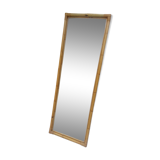 Mirror clear to ask or suspend rattan 46x132cm