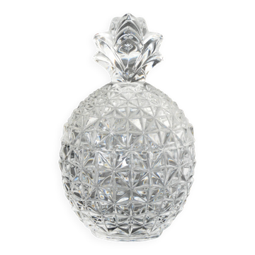 Sugar bowl / Candy dish pineapple crystal 1970