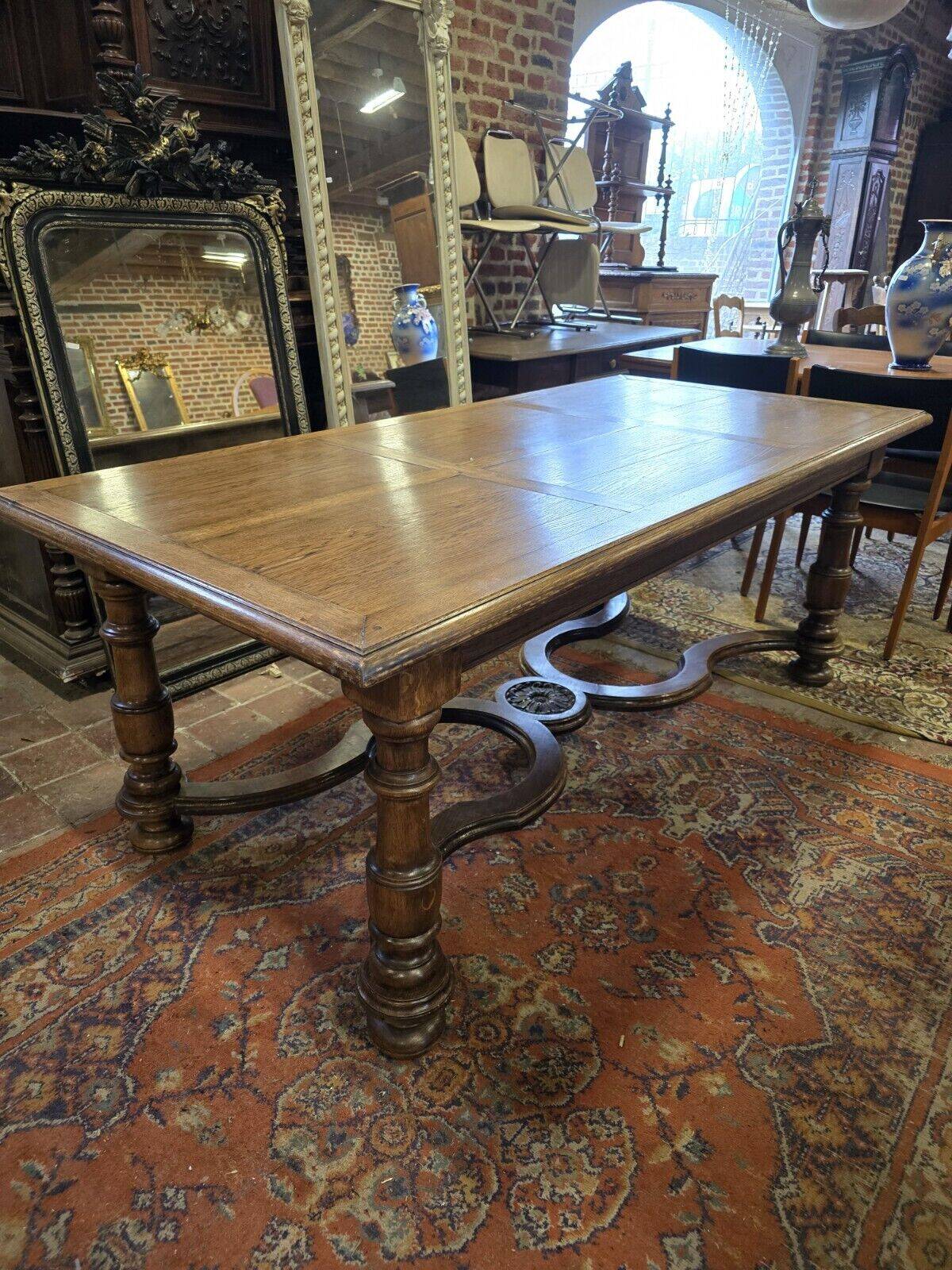 oak farm table