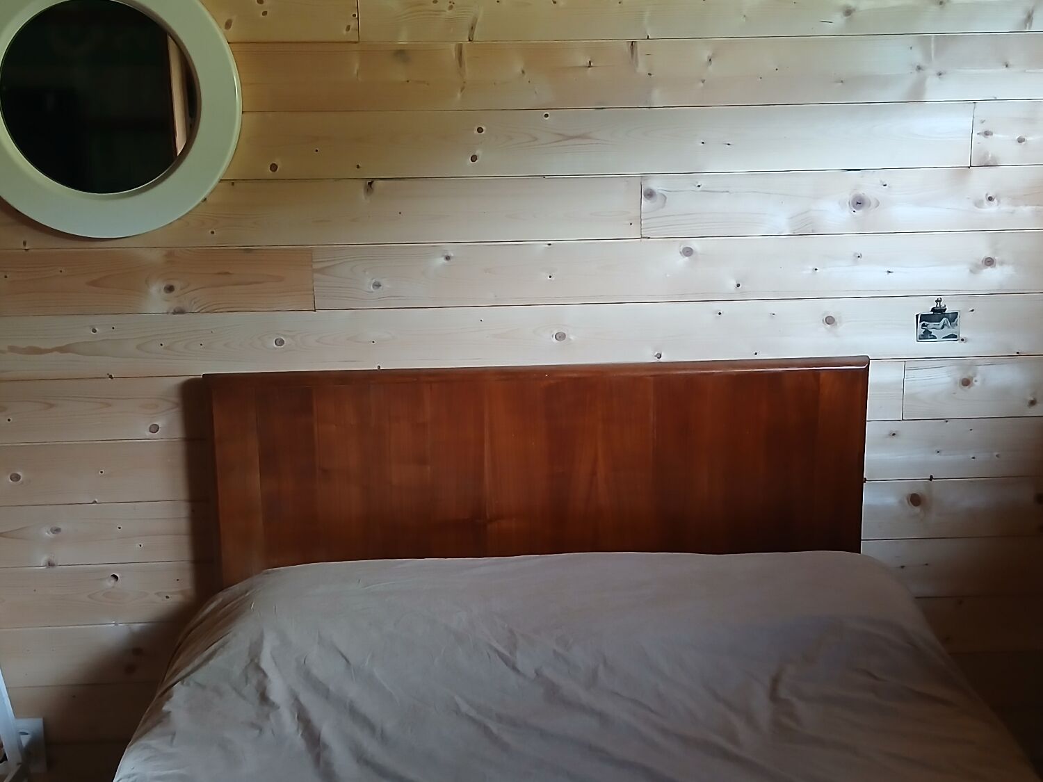 Cherry wood headboard 140 cm