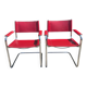Pair of Cantilever armchairs in the style of Mart Stam