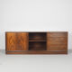 HP Hansen rosewood sideboard with bookcase, 1960's