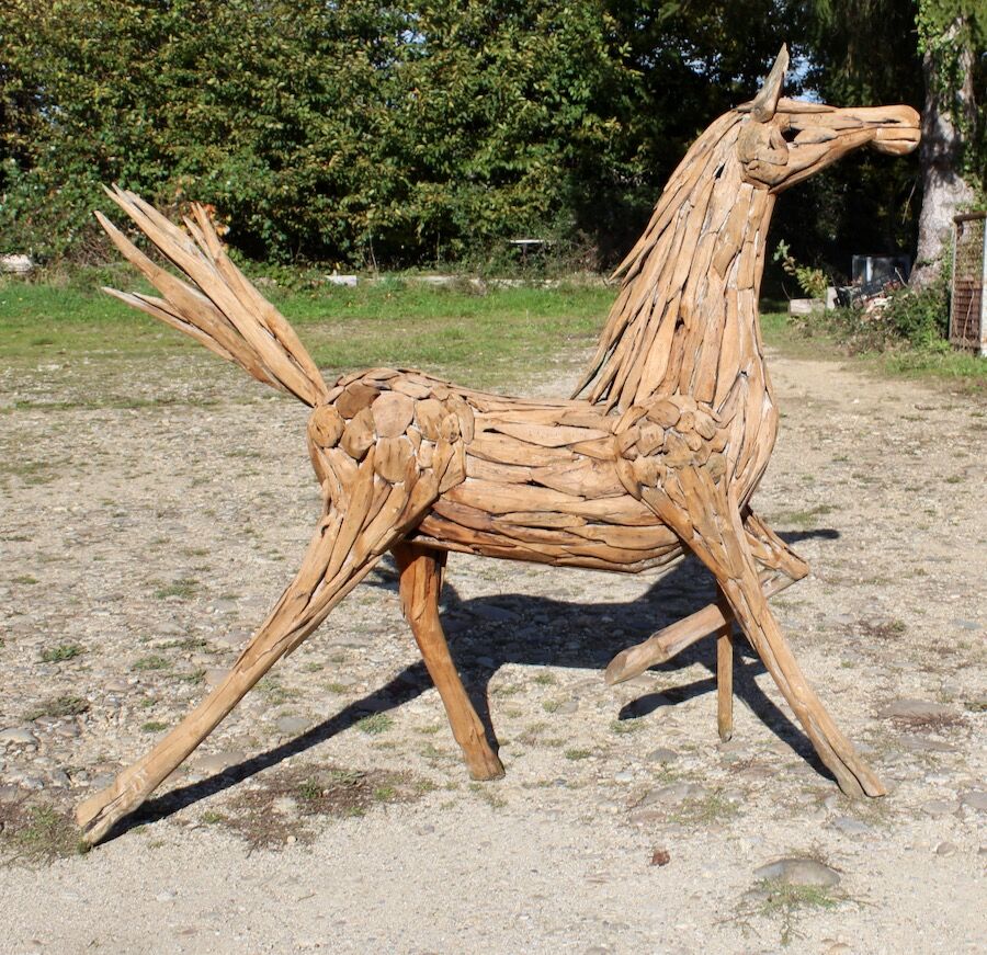 Driftwood horse