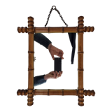 Bamboo mirror 1900, 38*44 cm