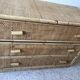 Vintage rattan chest of drawers