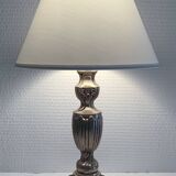 Pied de lampe métal doré néo classique