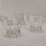 3 mini verres années 50