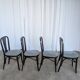 Chaises de salle à manger STOL Kamnik vintage : ensemble de 4 des années 1970, style moderne du milieu du siècle.