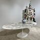 Oval Tulip Marble Table by Saarinen for Knoll - 244 cm