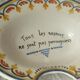 BEARD DISH BARBER IN FAIENCE NEVERS OR LA ROCHELLE 20 EME