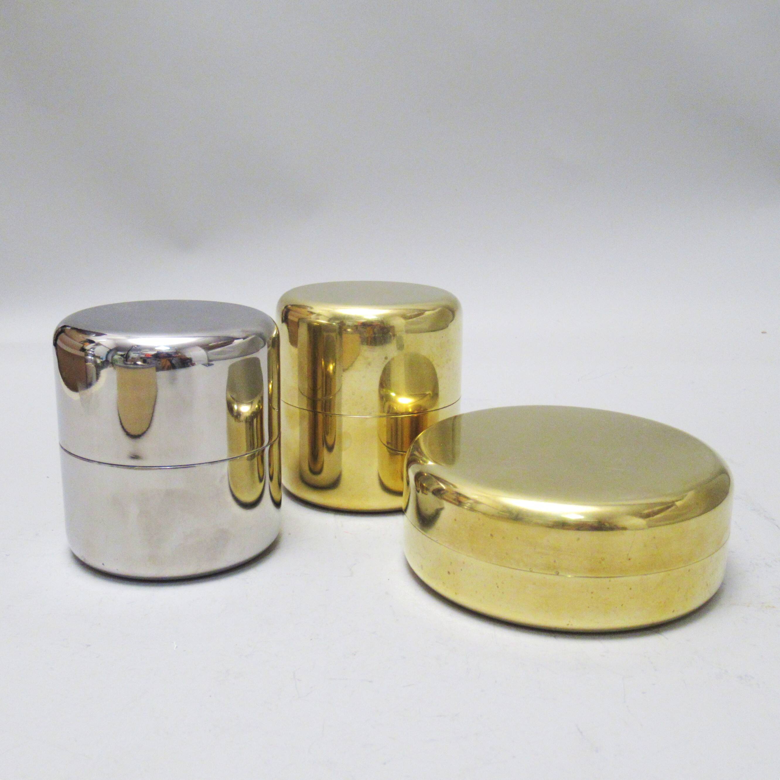 Trois boîtes Ezio Didone Valenti 1970