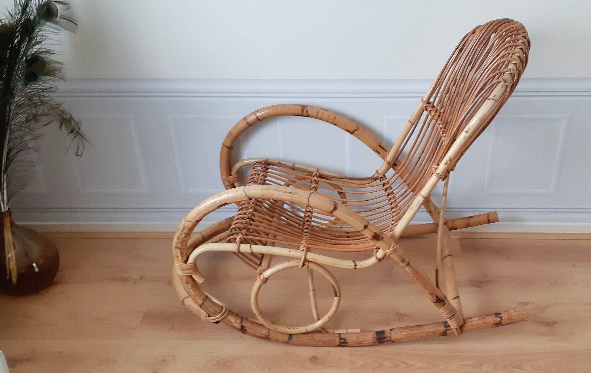 Rattan rocking chair