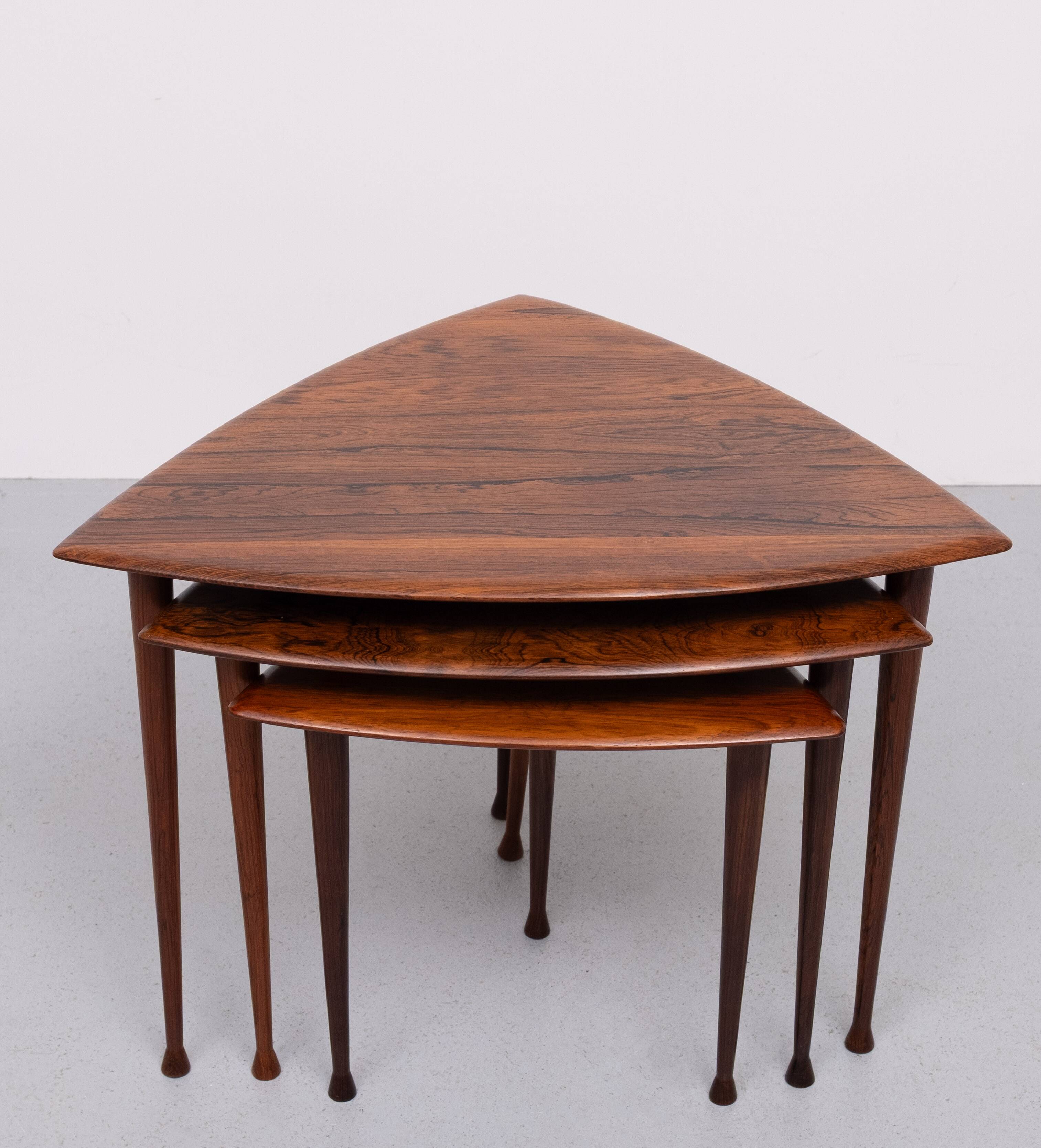 Poul Thorsbjerg Jensen triangle nesting tables 1950s
