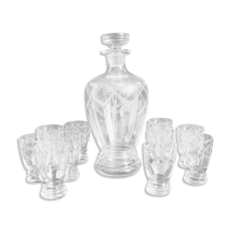 Carafe et verres