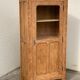 Parisian cabinet glazed raw wood nymphs and carved art nouveau decorations