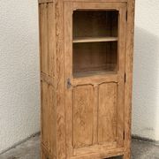Parisian cabinet glazed raw wood nymphs and carved art nouveau decorations