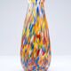 Vase ancien en verre jaspé polychrome type Clichy-Legras, Art déco