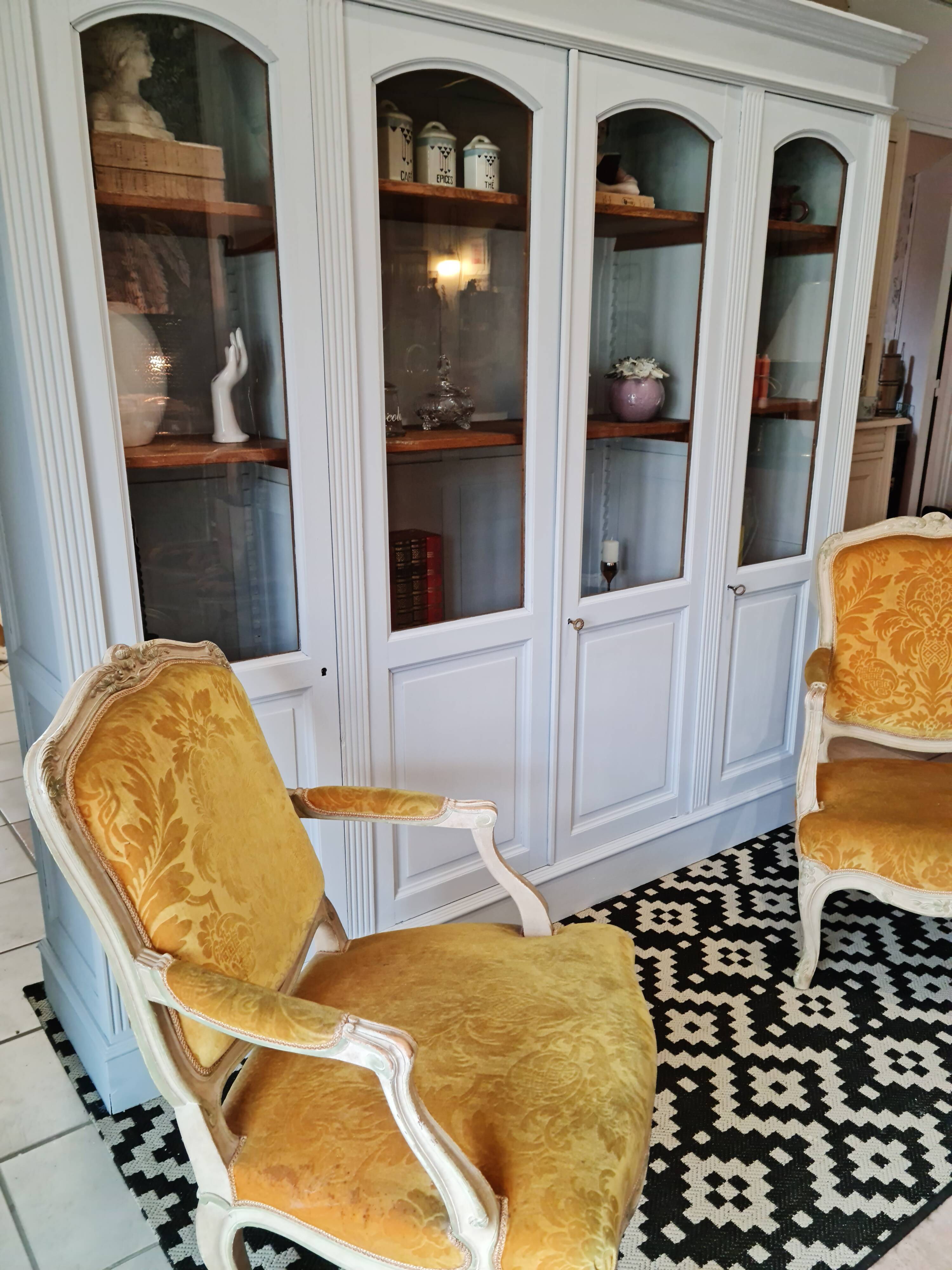Pair of regency armchairs