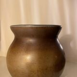 Bi-concept design glass paste vase