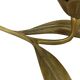 Mid-Century Brass Lily Flower Sculpture Figurine Ashtray