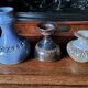 Trio of stoneware vases from the 70s signed and stamped