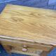 Scandinavian bedside pair wood pine fir vintage design 1980