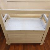 Wooden chest bench