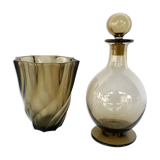 Lot vase et carafe