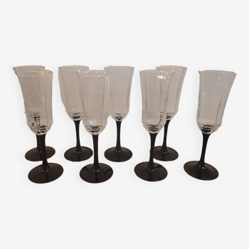 Octime 80's champagne glasses