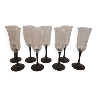 Octime 80's champagne glasses