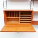 String teak wall shelf by Kajsa & Nisse Strinning, 1950s