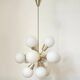 Rare Midcentury Chandelier Sputnik, Kamenicky Senov, 1970s