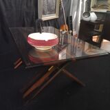 Coffee table in ebony from the 40s/50s
