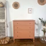 Commode vintage terracotta